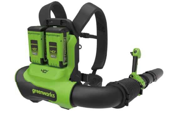 All New Greenworks 40V BLF451 Cordless Battery Backpack Blower w/ 5.0A